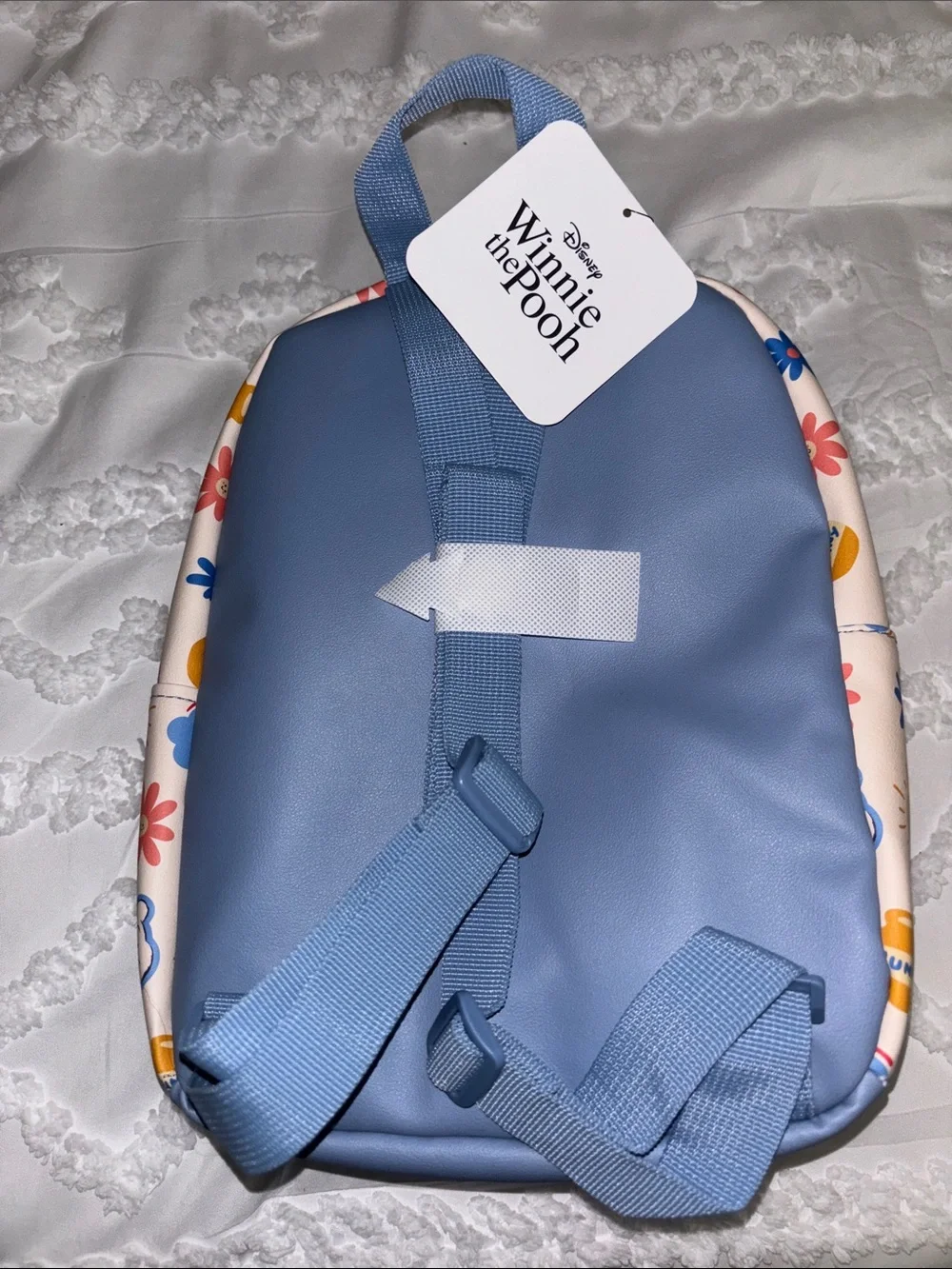 Loungefly Winnie the Pooh Pink, Blue & Yellow Kids Mini Backpack